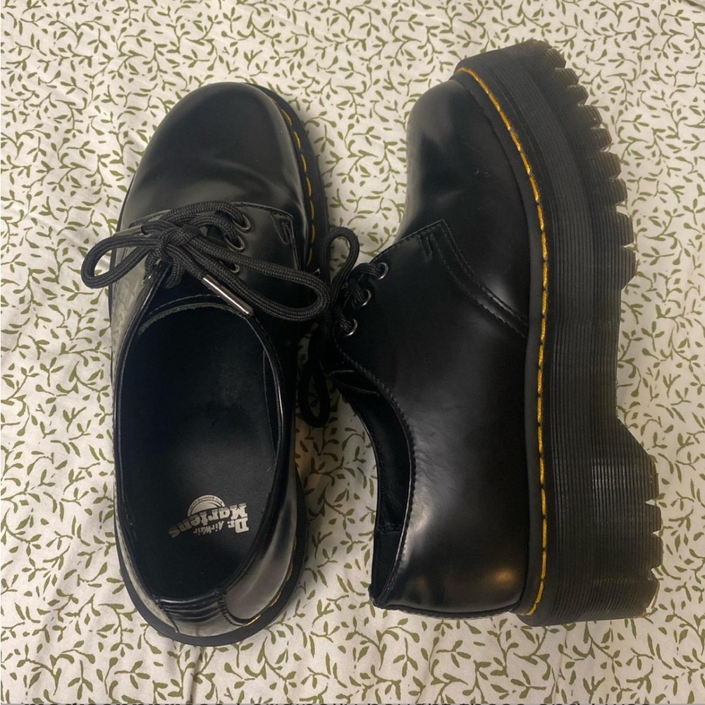 Doc martens 1461 smooth leather platforms